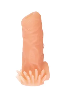 Kokos mlaznica je realna sa dodatnom stimulacijom, TPE, telesna, 10 cm