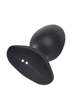 Analna čaura lovense Hush 2 (l), silikon, Crna, 12,1 cm