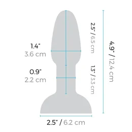 Analni premium čep sa Rimming efektom Rimming Petite Teal