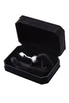 Analna čaura Metal bi TOIFA, metal, srebro, sa crnim repom, 32 cm, Ø 2,9 cm, 175 g