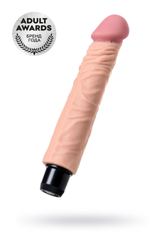Realistični toifa a-Tois Rican vibrator, TPE, telesni, 22,5 cm