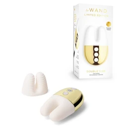 Dvostruki vibrirajući masažer Le Vand Double Vibe belo zlato