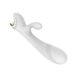 Snažan beli vibracioni masažer-zec VX007 Strong Rabbit Vibrator