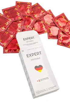Ekpert Invisible Germani kondomi 12pcs +(3 besplatno), ultra tanki