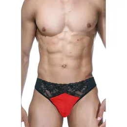 Gaćice muške tange su crveno-crne