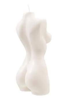 Unutrašnja sveća Pecado BDSM ženski torzo bela, 850 gr.