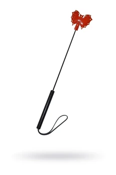 Stack sa ravnim pamukom od crvene lakirane kože šišmiš