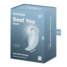 Vakuumski stimulator klitorisa Satisfyer Seal you soon, svetlo plava