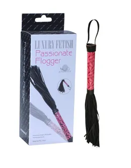 Pletenica passionate flogger l drške 150 mm l rep 240 mm, boja olovke ružičasta umetnost. ek-3106