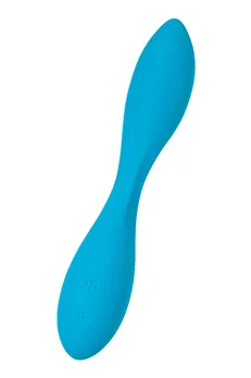 Satisfier G-Spot Flek 1 multifunkcionalni vibrator za parove, plava