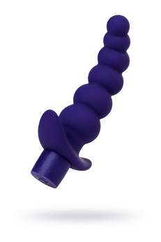 Analni vibrator Todo bi Toifa Dandi, silikon, ljubičasta, 13,5 cm, Ø 3,2 cm