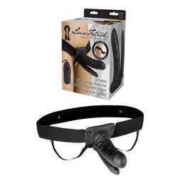 Vibrirajući šuplji dildo sa dvostrukom penetracijom