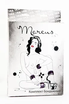 TOIFA Marcus čipkasti vezni komplet (kvačilo, lisice i okovi), roze