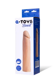 Dodatak za penis TOIFA a-Tois, Softskin, telesni, 16,5 cm