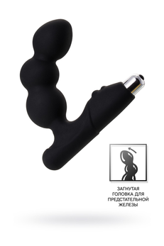 Erotist Fourth stimulator prostate, silikon, crni, 12,4 cm