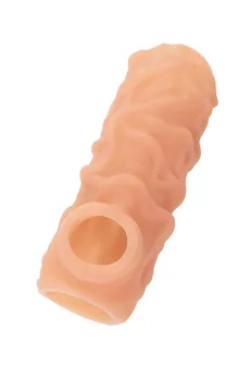 Kokos mlaznica realna sa dodatnom stimulacijom, TPE, telesna, 10 cm (NS 004-s)