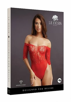 Crotchless rhinestone Teddi Bodi od kamenčića
