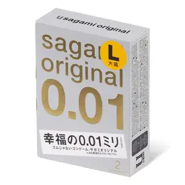 Kondomi Sagami Original 001 L-Size, poliuretan, 2 kom.