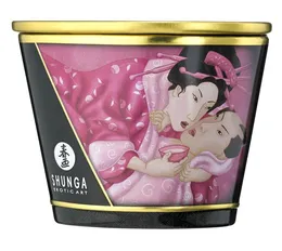 Shunga masažna sveća - latica ruže 170 ml