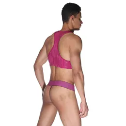 Muški top i Tongi ljubičasti komplet