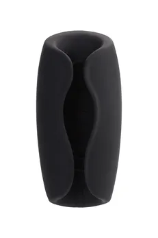 Erotist Hailstorm Masturbator sa električnom stimulacijom i vibracijom, silikon, Crna, 14,7 cm