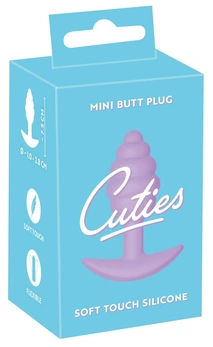 Analni čep mini Cuties ljubičasta