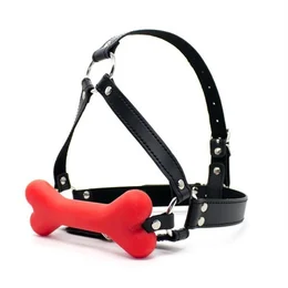 Geg-trenzel kost sa pričvršćivanjem na glavi crvena