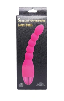 Lover's Beads analni vibrator punjiva ružičasta