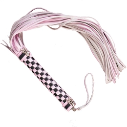 Pletenica od prave kože od ružičastih repova