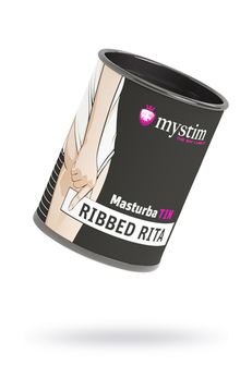 Mistim Ribbed ritai masturbator bela 4,5 cm
