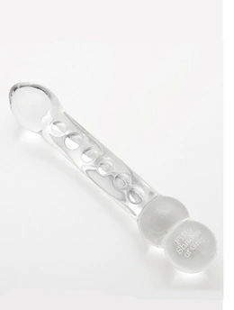 Glass Massage Vand stimulator od stakla prozirna Fifti Shades of Grei