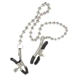 Stezaljke na bradavicama sa lancem kuglica