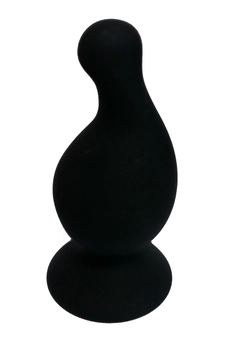 Analni čep na usisnoj čaši crni 10 cm