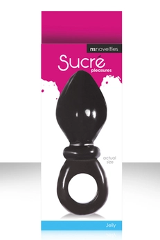 Sucre ' Analni čep sa prstenom za prst je crn