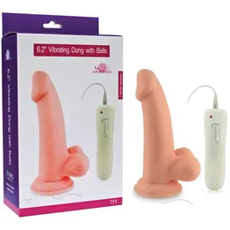 Vibrator realan Vibrating dong vith Balls telesni