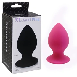 Analni čep silikon anal XL roze 11,5 cm