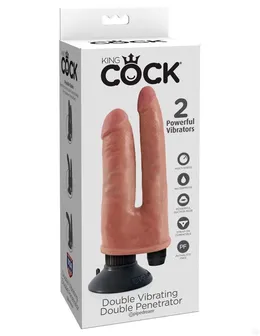Dvostruki vibrator sa odvojivom usisnom čašom Double Vibrating Double penetrator