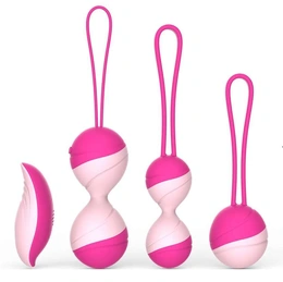 Afra set vaginalnih kuglica sa vibracijama i daljinskim upravljačem Pink