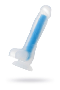 Dildo sjaj u mraku Beiond bi toifa plava 13 cm