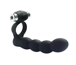 Triniti fun Vibronasadka sa analnim stimulatorom Crna