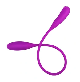 Dvostruki vibracioni vibrator sa metalnim kuglicama Pink