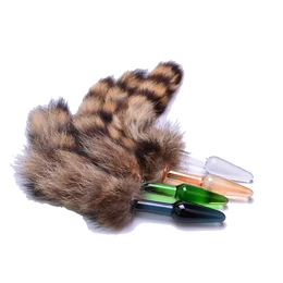 Analna čaura staklo sa repom rakuna 10 cm