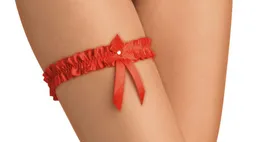 Подвязка красная