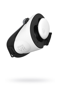 Naočare za virtuelni sex Sense mak silikon bela 19,5 cm