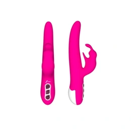 Vibrator sa klitoralnim stimulatorom i Pag rotacijom maline