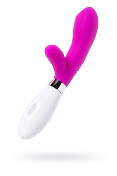 Vibrator sa klitoralnim stimulatorom roze
