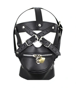 Maska za kacigu sa zatvaračem i bravom Crna