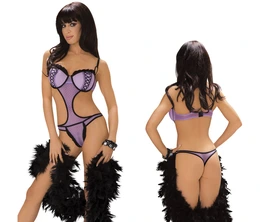 Bodi ljubičasta sa crnom s