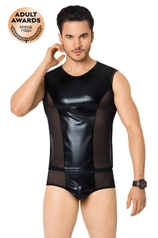 Odelo mreža Vetlook muški softline: majica kratke hlače Crna XL