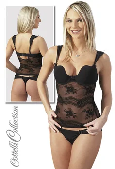 Bustier+Gaćice Crna 80 u m